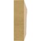 Ekena Millwork 2in. W x 8in. H x 16in. L Moab Woodgrain TimberThane Rafter Tail, Primed Tan RFTUR02X08X16MOARCPR - alternate 4